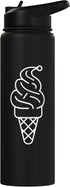 Funny Ice Cream Maker Graphic Tees and Giveaways Ice Cream Cone One Line Drawing Sorbet Stainless Steel Insulated Water