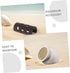 2pcs IMIKEYA Aquarium Shrimp Hideout and Betta Fish Cave Ceramic Breeding Shelter with Small Semi-Circular Holes Fish