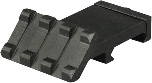 Low Profile Tactical Picatinny/Weaver 45 Degree Angle Mount, 1.37" Long, 3 Slots