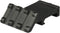 Low Profile Tactical Picatinny/Weaver 45 Degree Angle Mount, 1.37" Long, 3 Slots