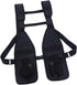 Luzhengyang Oxford Cloth Molle Chest Bag Black for Outdoor Training, Hunting, Fishing -