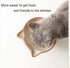 Elevated Cat/Dog Bowls - 6.25 Inch Ceramic Raised Food & Water Bowl Set for Protecting Pet's Spine - Feeding Supplies