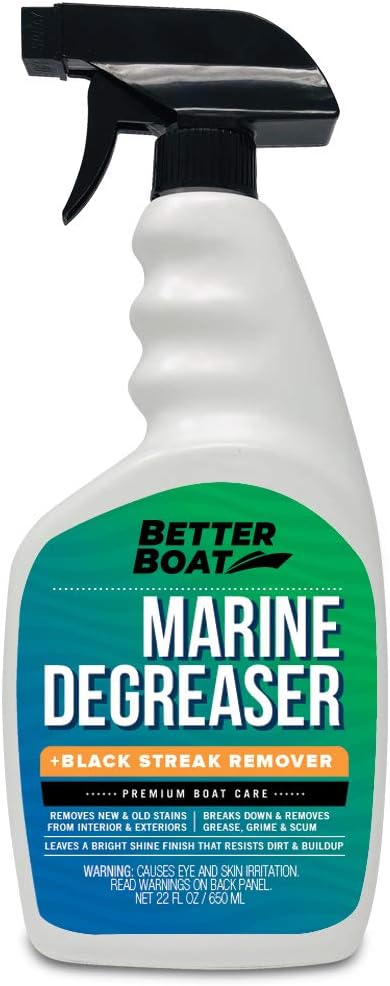 Better Boat Marine Degreaser and Black Streak Remover, Heavy Duty Fiberglass and