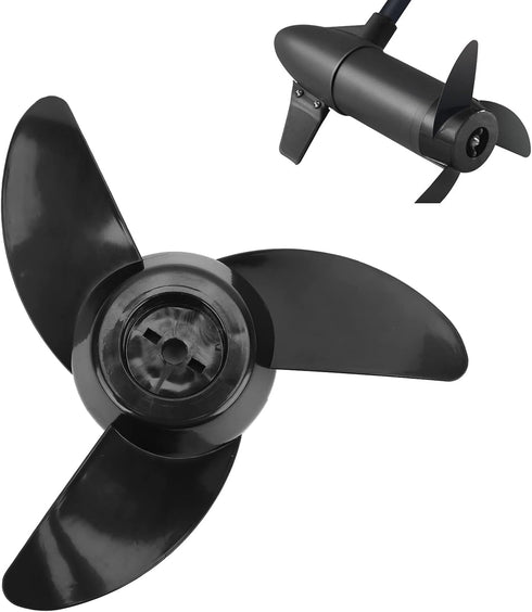 3 28lb 36lb 46lb 12V 24V Trolling Motor Propeller Replacement, Blade Prop Outboard Propeller for Trolling Motors