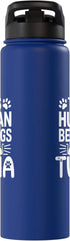 Tuna Cat Name GIfts Cat Name Tuna Human Belongs to Cat Name Tuna Stainless Steel Insulated Water Bottle