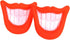 Prettysell Big Red Lip Rubber Puppy Dog Toy with Sound Squeaker for Pet Dogs, Squeaky Toy
