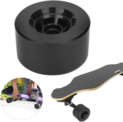 Keenso Pro Skateboard Wheels, Electric Scooter Tires PU 80A Shockproof Wheels with Bearings 90mm