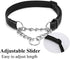 Martingale Dog Collars, Reflective Nylon Padded Training Collar with Anti-Escape Chain for Dogs