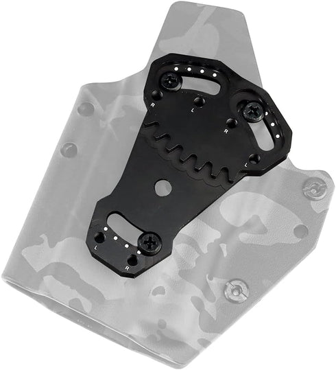 Tactical Duty Holster Extended Support Negative Cant Plate Mount Equipment