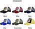 Vintage Embroidery Half Mesh Baseball Cap - Adjustable Unisex Washed Denim Trucker Sun Hat