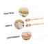2PCS Pet Bathing Brush, Wooden Handle Bath Brush for Dogs and Cats, Practical Pig Bristle Bathing Tool