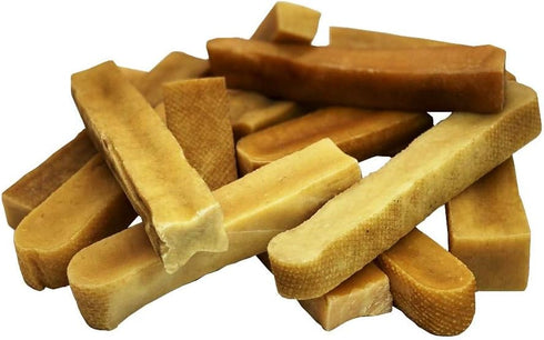 Natural Himalayan Yak Cheese Dog Chews - Long Lasting Treats for All Dog Sizes, Ideal for Aggressive Chewers, Medium, 2