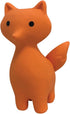 FOUFIT 85645 Zoo Chew Latex Toy for Dogs, Fox, 5" for Playtime and Chewing