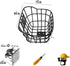 Kids Bike Basket with Fixed Holder - Small Scooter Tricycle Accessories Kit with Bells, Rust-Resistant Front Baskets