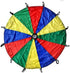 (6 GSi Kids Play Parachute Rainbow Parachute Toy Tent Game for Kids Gymnastics Cooperative Play and Outdoor Playground