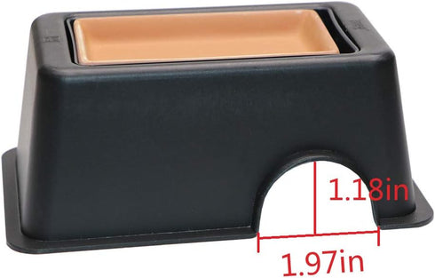 Hypeety Reptile Hide Box – Humidifier Caves Water Supply Hideout for Lizards, Turtles, and Small Snakes