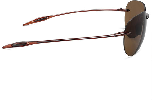 JULI Sports Sunglasses MJ8009 for Men Women Tr90 Rimless Frame for Running Fishing Golf Surf Driving