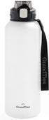 GRANDTIES Sports Tritan Plastic Water Bottle with Straw, Leakproof BPA Free, Dishwasher Safe for Gym and Outdoor