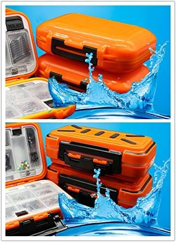Waterproof Fishing Lure Box for Storage of Spoon Hooks Baits - Large/Medium/Small Lure Case