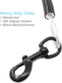 BAAPET 5 Feet Chew Proof Dog Leash with Coated Steel Cable & Soft Padded Handle for Small, Medium, Large Dogs