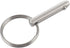 VTurboWay 2 Pcs Quick Release Pin, 1/4" Diameter, 1" Usable Length, Full 316 Stainless Steel