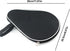 Table Tennis Bat Bag - Ping Pong Paddle Pouch with Ball Storage Pocket, Waterproof Inner Liner Protection