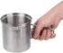 Outdoor Mountaineering Pot, Portable Camping Cooker with Foldable Handle for Hiking and Camping