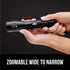 Gorilla Grip Powerful LED 750 FT Water Resistant Tactical Flashlight, High Lumens Ultra Bright, 2 Pack Black