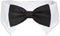 KOOLMOX Dog Bow Tie, Handcrafted Black Dog Bowtie with 21'' Adjustable Collar for Large Dogs Wedding Attire