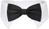 KOOLMOX Dog Bow Tie, Handcrafted Black Dog Bowtie with 21'' Adjustable Collar for Large Dogs Wedding Attire