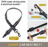 Premium Small Dog Car Seat - Waterproof Car Seats for Small/Medium Dogs, Pet Seat with Clip-On Leash for Travel Carrier