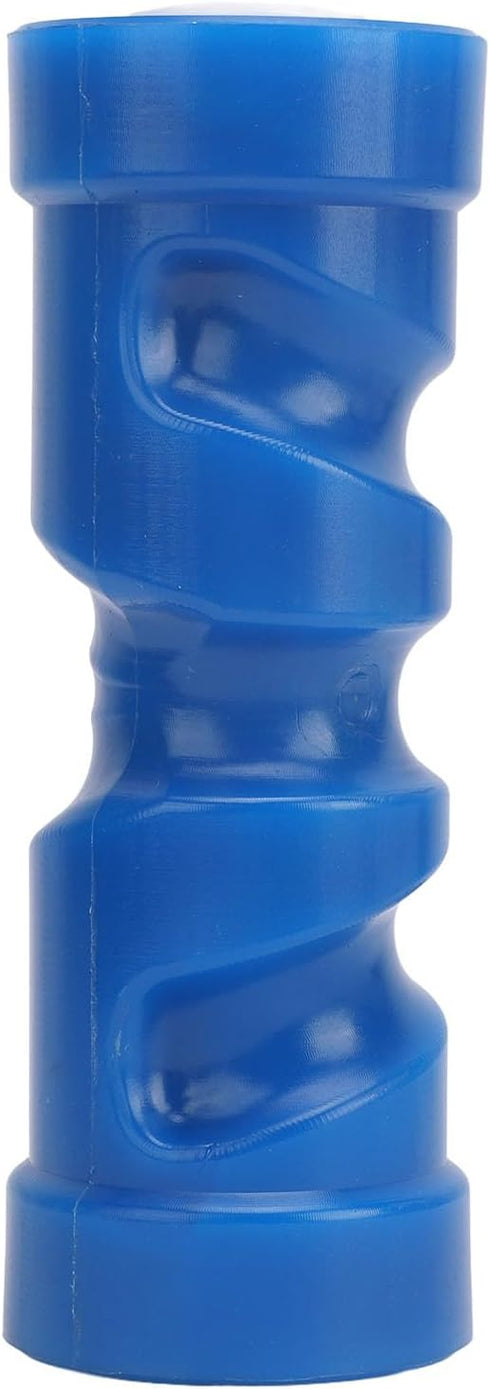 8inch 0.67in Self Centering Keel Roller Bow Stop Heavy Duty PU Trailer Roller Bow Stop Center Aperture for Boat Trailer