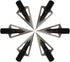 12pcs 135 0.35" 1" 2-Blade, Traditional Wooden Arrow Specific Hunting Broadheads - Grain, Inner Aperture, Cutting