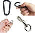 Dog Leash with Metal Shock Absorbing Spring Buckle, Heavy Duty Steel Tent Rope Fixed Buckle for Outdoor Training