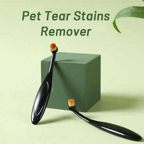 Dog and Cat Eye Powder Brush - 4 Pack Tear Stain Remover Brush with Ergonomic Handle