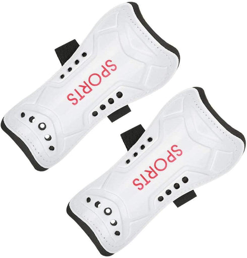 Kids Football Shin Kick Pads, Adjustable Strap Leg Guards, One Pair of Instep Pad Child Boxing Sport Safety Protector
