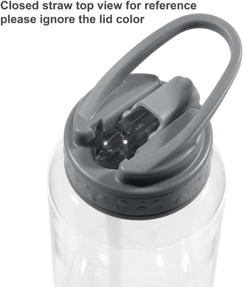 Home Tune 23oz Kids Water Bottle for School, BPA FREE, Leak Proof Flip Straw, Easy Clean - Rocket