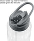 Home Tune 23oz Kids Water Bottle for School, BPA FREE, Leak Proof Flip Straw, Easy Clean - Rocket