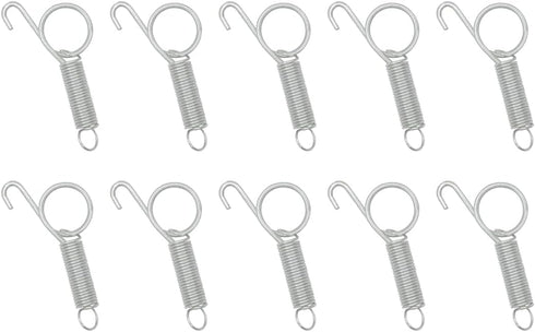 10 Pack Metal Finger Spring Latch Hook for Rabbit Cages, Multi-Functional Pet Door Spring Latch for Small Animals