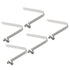 PATIKIL 5 Pack Kayak Paddle Snaps, 10.5x7.5mm Steel Spring Clips for Camping Awning Tent Pole
