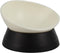 Bulldog Bowl Anti-Slip Dog Cat Dish - Detachable Rubber Dog Bowl, Tilted Pet Feeder Slope Base (Black, 3.5 Cup)