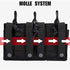 Triple Mag Pouch Open-Top Rifle and Pistol Magazine Pouches for M4 M16 AK Military Gear