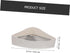 FUTUREORYY Chinchillas Ceramic Bunny Litter Box for Small Animals Triangle Potty Non-Slip Mat for Guinea Pigs Hamsters