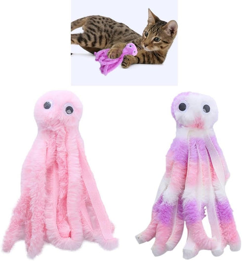 cunueae Plush Toys for Cats to Chew On, Catnip for Kittens' Self-Entertainment, Interactive Fun for Cats During