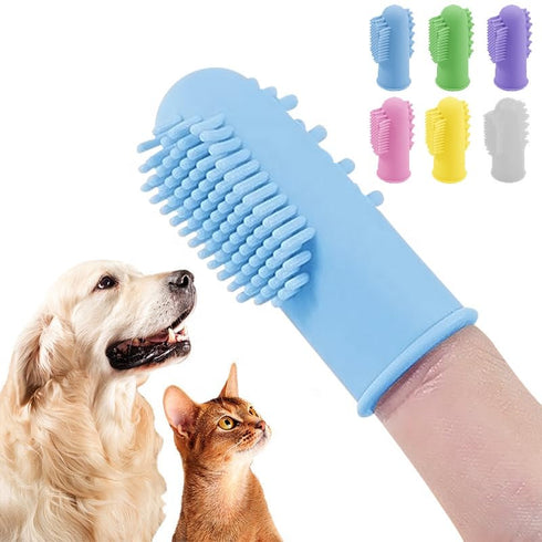 Generic 6 Dog Bath Brush with Shampoo Dispenser - Silicone Dog Shampoo Brush Scrubber for Bathing, Shedding & Massage