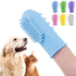 Generic 6 Dog Bath Brush with Shampoo Dispenser - Silicone Dog Shampoo Brush Scrubber for Bathing, Shedding & Massage