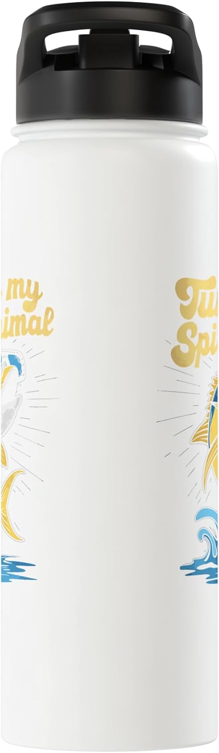 Tuna Fish Tuna Lovers Tuna Is My Spirit Animal Stainless Steel Insulated Water Bottle