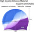 Silicone Swim Caps, 2 Pack Durable Comfortable Adult Swimming Cap for Short Hair and Long Hair
