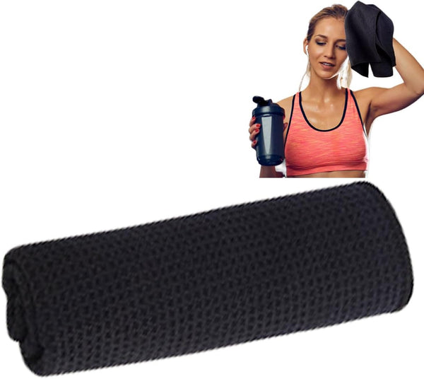 Tyxzle Premium Waffle Weave Sports Towel - Ultra Absorbent Microfiber Gym Towel -