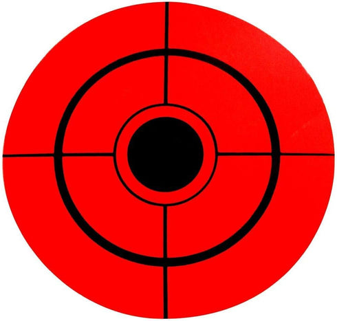 Remarkable Shooting Target Stickers, Self Adhesive Bright Fluorescent Orange Targets 3" Inch (250 Pack)